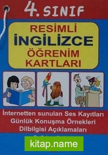 4. Sınıf Resimli İngilizce Öğrenim Kartları