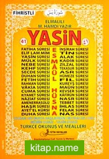 41 Yasin Fihristli (Büyük Boy) Kod:F015