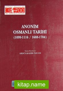 Anonim Osmanlı Tarihi (1099-1116 / 1688-1704)