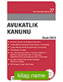 Avukatlık Kanunu / Cep 027