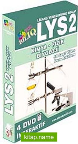 BİL IQ LYS-2 Fizik-Kimya-Biyoloji Hazırlık İnteraktif 4 Dvd