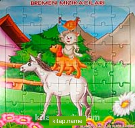 Bremen Mızıkacıları Yapboz / Klasik Masallar Puzzle Dizisi