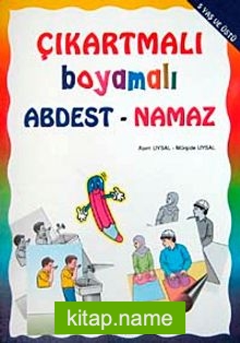 Çıkartmalı Boyamalı Abdest-Namaz