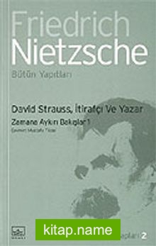 David Strauss, İtirafçı ve Yaza / Zamana Aykırı Bakışlar 1