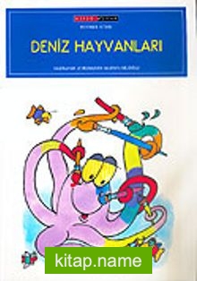 Deniz Hayvanları 16 Syf. Renkli Boyama Kitabı