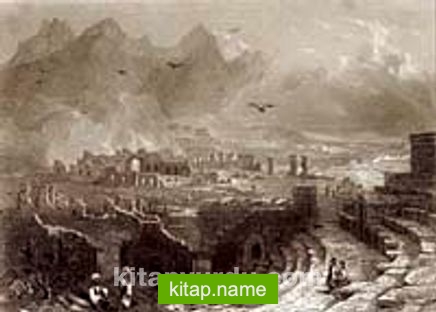 Denizli Pamukkale Hieropolis Kalıntıları / Ch. Geoffroy (GRV 098-50×70) (Çerçevesiz)