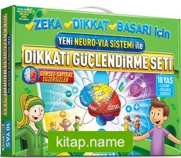 Dikkati Güçlendirme Seti (4.Sınıf) 10 Yaş  (3 Kitap Takım)