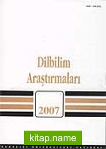 Dilbilim Araştırmaları 2007