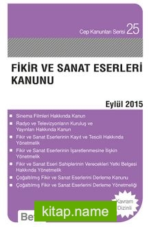 Fikir ve Sanat Eserleri Kanunu / Cep-025