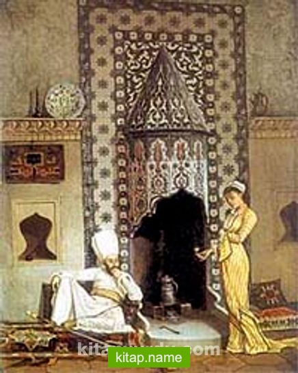 Kahve Getiren Kadın / Osman Hamdi Bey (OHB 005-50×60) (Çerçevesiz)