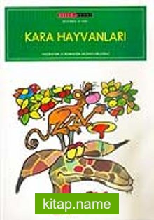 Kara Hayvanları 8 Syf. Siyah-Beyaz  Boyama Kitabı