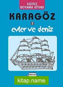 Karagöz – Evler ve Deniz /Eğitici Boyama Kitabı