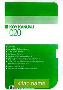 Köy Kanunu / Cep 020