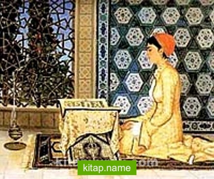 Kur’an Okuyan Kız / Osman Hamdi Bey (OHB 010-50×60) (Çerçevesiz)