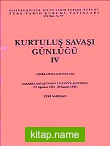 Kurtuluş Savaşı Günlüğü- IV