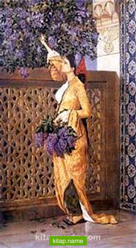 Leylak Toplayan Kız / Osman Hamdi Bey (OHB 009-50×90) (Çerçevesiz)