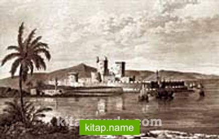 Muğla Bodrum Kalesi Ve Limanı / Charles Texier (GRV 118-40×65) (Çerçevesiz)