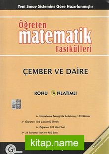 Öğreten Matematik Fasikülleri Çember Ve Daire / Konu Anlatımlı