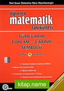 Öğreten Matematik Fasikülleri Tümevarım Toplam-Çarpım Sembolü / Konu Anlatımlı