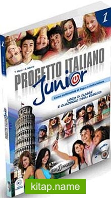 Progetto Italiano Junior 1 (Ders Kitabı ve Çalışma Kitabı +CD) İtalyanca Temel Seviye