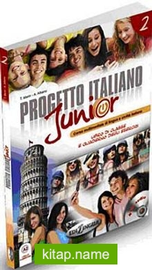 Progetto Italiano Junior 2 (Ders Kitabı ve Çalışma Kitabı +CD) İtalyanca Orta-Alt Seviye