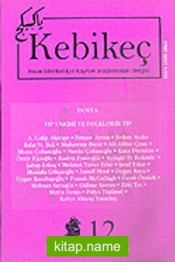 Sayı 12/2001-Kebikeç-İnsan Bilimleri İçin Kaynak Araştırmaları Dergisi