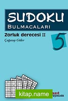 Sudoku Bulmacaları 5 Zorluk Derecesi II