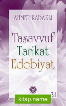 Tasavvuf Tarikat Edebiyat