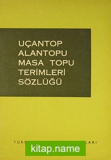 Uçantop Alantopu Masa Topu Terimleri Sözlüğü (1-A-8)