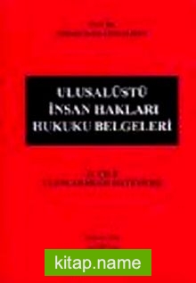 Ulusalüstü İnsan Hakları Hukuku Belgeleri Cilt 2