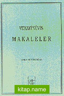 Vekayi’nüvis Makaleler