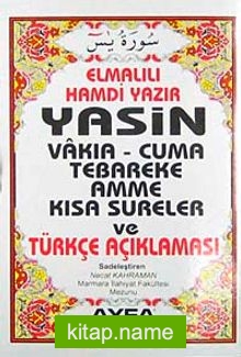 Yasin Vakıa-Cuma Tebareke Amme Kısa Sureler ve Türkçe Açıklaması (Kod:009 Çanta Boy)