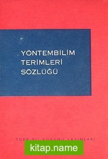 Yöntembilim Terimleri Sözlüğü (1-A-10)