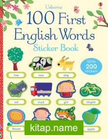 100 First English Words Sticker Book