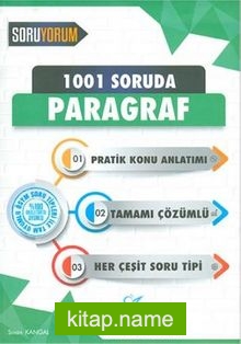 1001 Soruda Paragraf Tamamı Çözümlü Konu Anlatımlı Soru Bankası