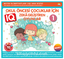 4 – 7 Yaş Okul Öncesi Çocuklar İçin IQ Zeka Geliştiren Oyunlar 1 (Renkli)