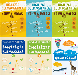 7’den 70’e İngilizce Bulmacalar Seti (6 Kitap)