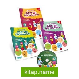 Adım Adım Kuran Öğreniyorum Seti (3 Kitap) (Dvd Hediyeli)