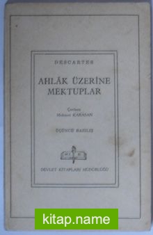 Ahlak Üzerine Mektuplar Kod:11-E-2