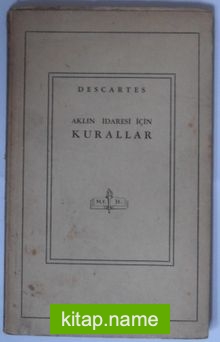 Aklın İdaresi İçin Kurallar Kod: 11-E-3