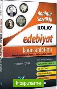 Anahtar Sözcüklü Kolay Edebiyat Konu Anlatımlı