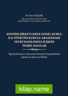 Anonim Şirketlerde Genel Kurul ile Yönetim Kurulu Arasındaki Yetki Dağılımına İlişkin Temel Esaslar