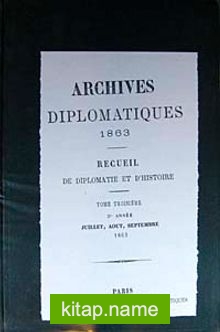 Archives Diplomatiques 1863 (6-C-5)