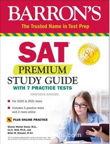 Barrons SAT Premium Study Guide With 7 Practice Tests Sharon Weiner Green Barrons