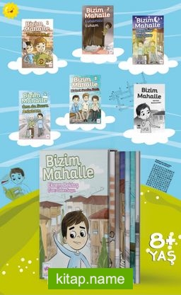 Bizim Mahalle (5 Kitap Kutulu Set + Sorular ve Bilmeceler Kitabı Hediyeli)