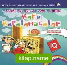 Çocuklar İçin Zeka ve Dikkat Geliştiren Kare Karalamacalar