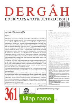Dergah Edebiyat Sanat Kültür Dergisi Sayı:361 Mart 2020