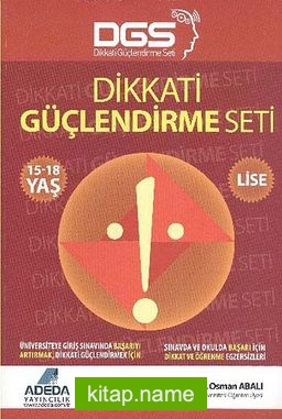 Dikkati Güçlendirme Seti (15-18 Yaş Lise)