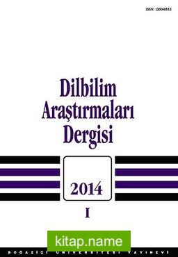 Dilbilim Araştırmaları Dergisi 2014/1