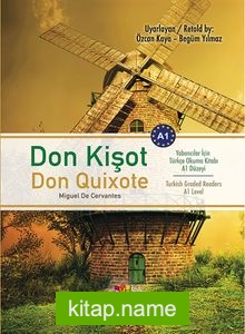 Don Kişot (Kitap+Cd)  Yabancılar İçin Türkçe Okuma Kitabı